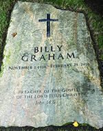 Billy Graham gravestone