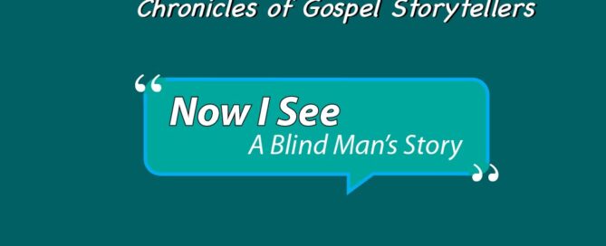 promo graphic for post on Jesus healing a blind man