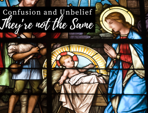 Confusion and Unbelief; They’re not the Same